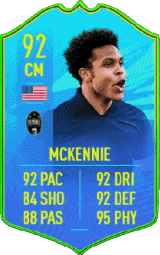 Multimedia Videogiochi F I F A - Giocatori carte U S A Weston McKennie 