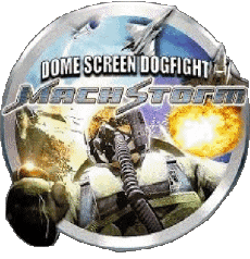 Multimedia Vídeo Juegos Mach Storm Logotipo - Iconos 