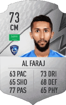 Multimedia Vídeo Juegos F I F A - Jugadores  cartas Arabia Saudita Salman Al Faraj 