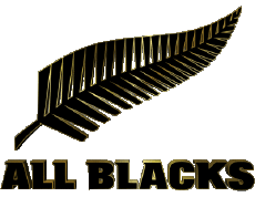 All Blaks Logo-Sports Rugby National Teams - Leagues - Federation Oceania New Zealand 