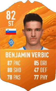 Multimedia Videospiele F I F A - Karten Spieler Slowenien Benjamin Verbic 