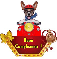 Nachrichten Italienisch Buon Compleanno Animali 010 