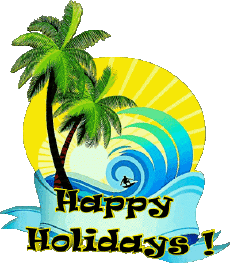 Nachrichten Englisch Happy Holidays Transparenter Hintergrund 25 