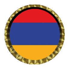 Bandiere Asia Armenia Rotondo - Anelli 