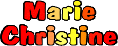 Prénoms FEMININ - France M Composé Marie Christine 