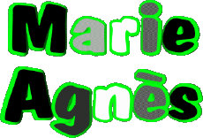 Nombre FEMENINO - Francia M Compuesto Marie Agnès 