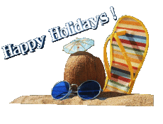 Mensajes Inglés Happy Holidays Fondo transparente 14 