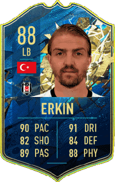 Multimedia Vídeo Juegos F I F A - Jugadores  cartas Turquía Caner Erkin 