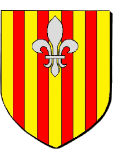 Blasone-Bandiere Francia Dipartimenti - Città 83 SAINT MAXIMIN LA SAINTE BAUME 