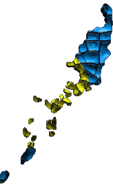Banderas Oceanía Palau Mapa 