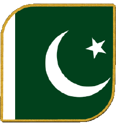 Flags Asia Pakistan Square 