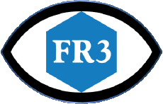 1975 - 1986-Multimedia Kanäle - TV Frankreich France 3 Logo 1975 - 1986