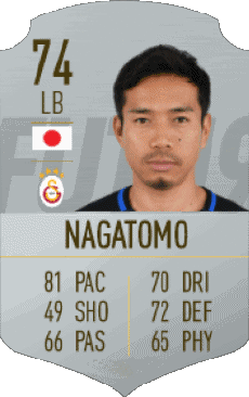 Multimedia Videospiele F I F A - Karten Spieler Japan Yuto Nagatomo 