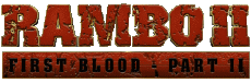 Multi Média Cinéma International Rambo Logo First blood part 2 