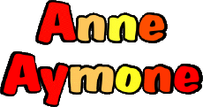 Nombre FEMENINO - Francia A Compuesto Anne Aymone 