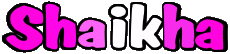 Vorname WEIBLICH - Maghreb Muslim S Shaikha 