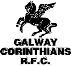 Sport Rugby-Club-Welt - Logo Irland Galway Corinthians RFC 