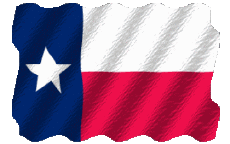 Banderas América U.S.A - Estados Texas Ondulación 