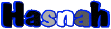 Nombre FEMENINO - Magreb Musulmán H Hasnah 