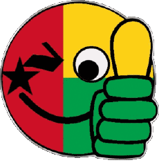 Flags Africa Guinea Bissau Smiley - OK 