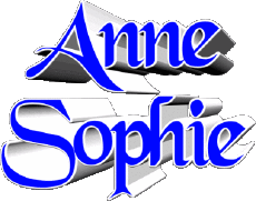 First Names FEMININE - France A Composed Anne Sophie 