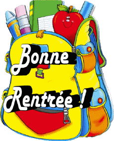 Messages French Bonne Rentrée Transparent Background 015 