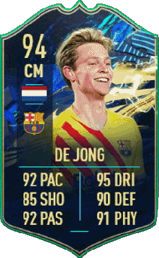 Multimedia Videogiochi F I F A - Giocatori carte Olanda Frenkie de Jong 