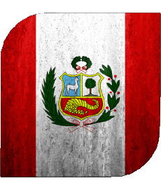 Banderas América Perú Plaza 