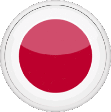 Bandiere Asia Giappone Tondo 