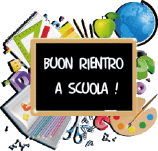 Messages Italian Buon Rientro a Scuola Transparent Background 002 