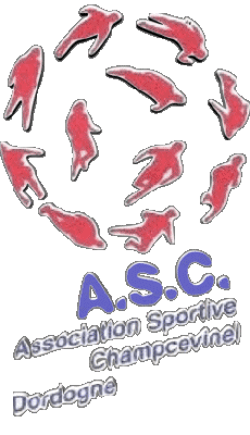 Sports FootBall Club France Logo Nouvelle-Aquitaine 24 - Dordogne AS Champcevinel 