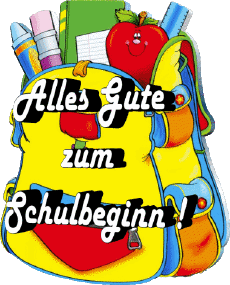 Mensajes Alemán Alles Gute zum Schulbeginn Fondo transparente 005 