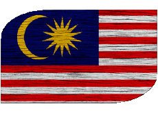 Fahnen Asien Malaysia Rechteck 