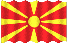 Banderas Europa Macedonia Ondulación 