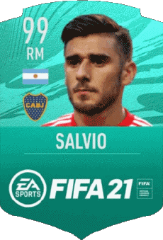 Multimedia Videogiochi F I F A - Giocatori carte Argentina Eduardo Salvio 