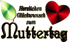 Messages German Herzlichen Glückwunsch zum Muttertag 03 