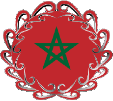 Flags Africa Morocco Form 01 