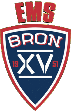 Sport Rugby Club Frankreich Logo Dept 69 EMS Bron XV 