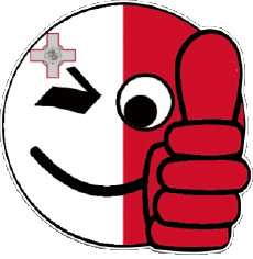 Banderas Europa Malta Smiley - OK 