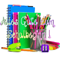 Messages Allemand Alles Gute zum Schulbeginn Fond Transparent 004 