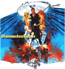 Multimedia Películas Internacional James Bond 007 Los Diamentes son Eternos Logotipo Alemán 