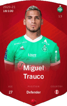 Multimedia Vídeo Juegos F I F A - Jugadores  cartas Perú Miguel Trauco 