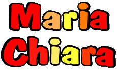 Prénoms FEMININ - Italie M Composé Maria Chiara 