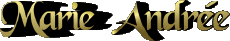 Prénoms FEMININ - France M Composé Marie Andrée 