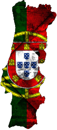 Drapeaux Europe Portugal Carte 