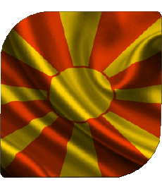 Flags Europe Macedonia Square 