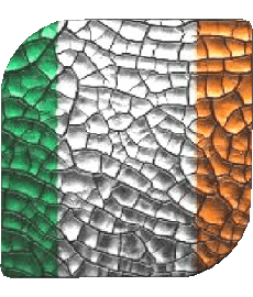 Drapeaux Europe Irlande Carré 