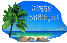 Nachrichten Englisch Happy Holidays Transparenter Hintergrund 17 