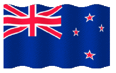 Drapeaux Océanie Nouvelle-Zélande Ondulation 