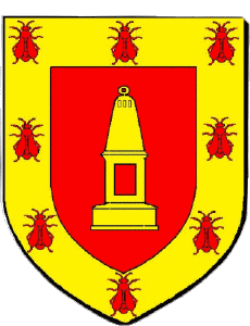 Banderas Francia Departamentos - Ciudades 71 SAINT VALLIER 